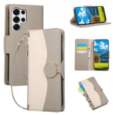 OEM - Pl&aring;nboksfodral f&ouml;r Samsung Galaxy S26 Ultra Fodral med dragkedja - Gr&aring;