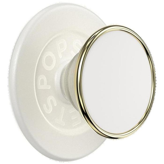 PopSockets - Popsockets MagSafe Grip Round Luxe Coconut Creme Enamel