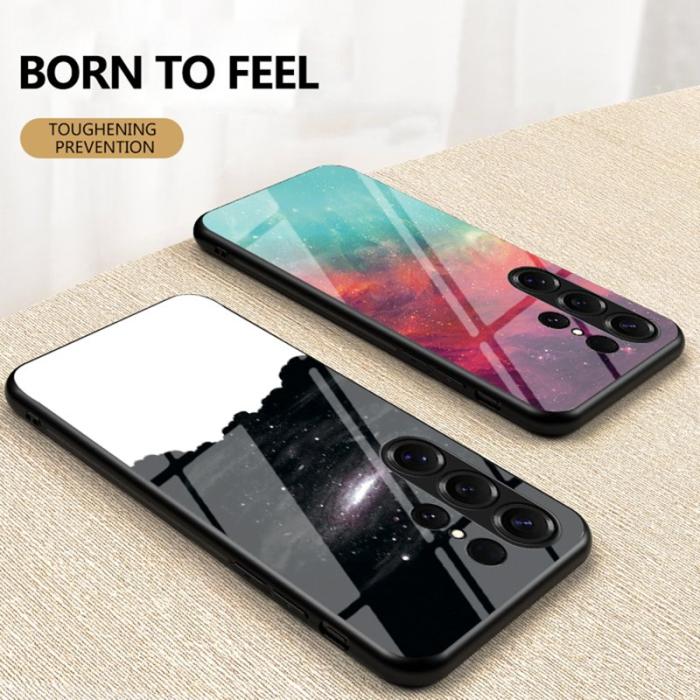 OEM - Mobilskal för Samsung Galaxy S26 Ultra Härdat glas - Dröm Stjärnhimmel