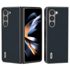 ABEEL - ABEEL Mobilskal till Samsung Galaxy Z Fold5 i &auml;kta l&auml;der Gr&ouml;n