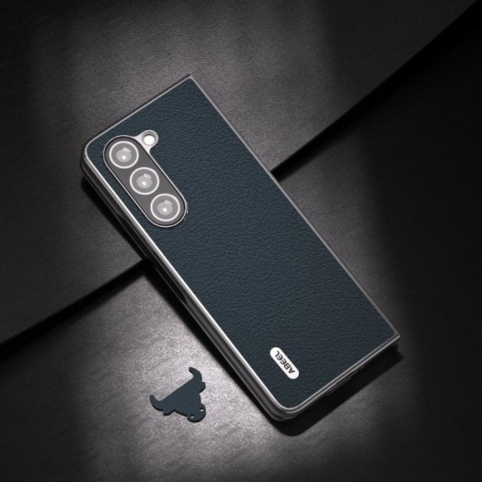 ABEEL - ABEEL Mobilskal till Samsung Galaxy Z Fold5 i äkta läder Grön