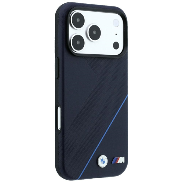 BMW - BMW Mobilskal För iPhone 18 Pro/17 Pro Magsafe M Tire Track Blue Line