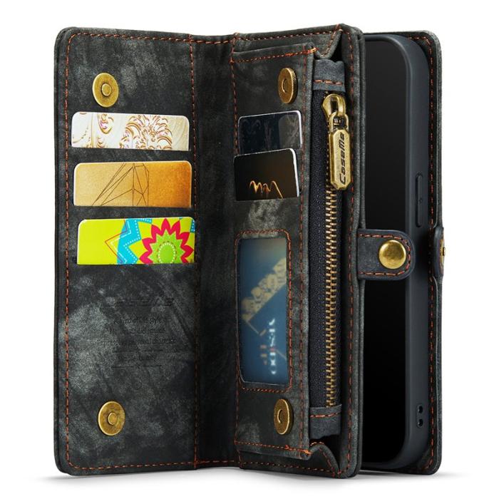 Caseme - CASEME 008 Series Plånboksfodral till iPhone 11 Pro Max 6.5 tum - Svart