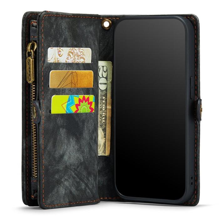 Caseme - CASEME 008 Series Plånboksfodral till iPhone 11 Pro Max 6.5 tum - Svart