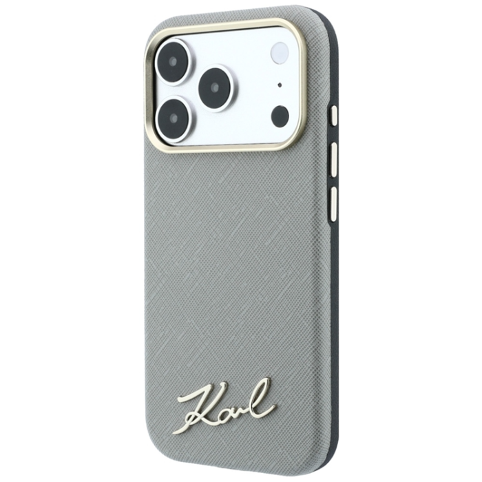 KARL LAGERFELD - Karl Lagerfeld Mobilskal För iPhone 18 Pro/17 Pro Magsafe Saffiano Small Script