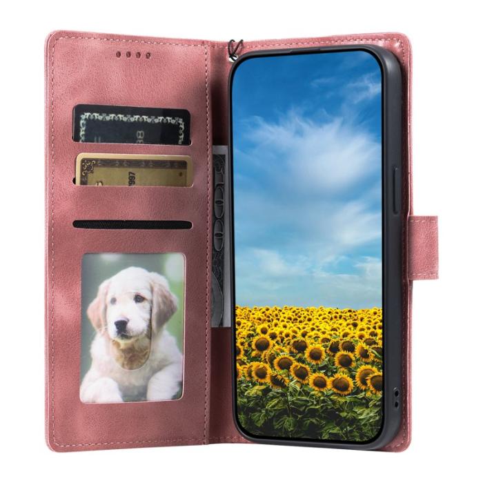 OEM - Samsung Galaxy S26 Plånboksfodral Imprinted Totem Konstläder - Roséguld