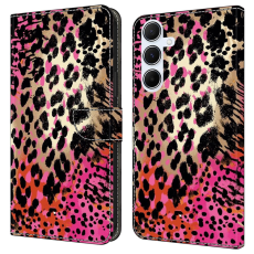 A-One Brand - Galaxy A17 5G Plånboksfodral Pattern Printing - Svart/Röd Spots