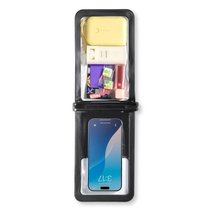 Tech-Protect - Tech-Protect Vattentätt Universalt Mobilfodral A603 - Svart
