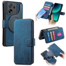 CASENEO - CASENEO Xiaomi 13T Pl&aring;nboksfodral Konstl&auml;der - Bl&aring;