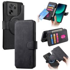 CASENEO - CASENEO Xiaomi 13T Pl&aring;nboksfodral Konstl&auml;der - Svart