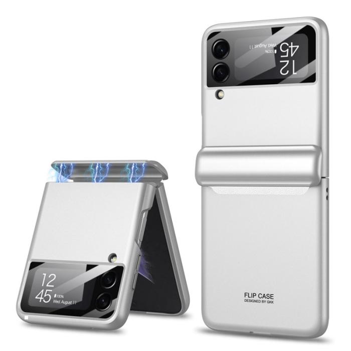 GKK - GKK Samsung Galaxy Z Flip4 Fodral Hård PC - Vit