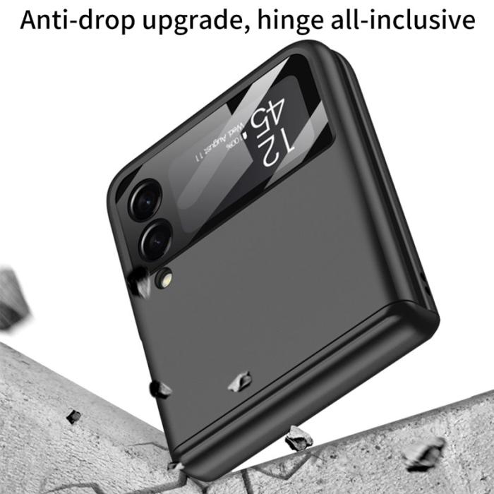 GKK - GKK Samsung Galaxy Z Flip4 Fodral Hård PC - Vit