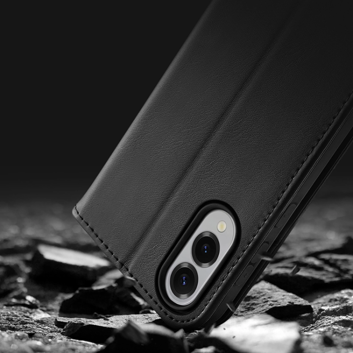 Dux Ducis - Dux Ducis Galaxy S25 Edge Plånboksfodral Äkta Läder Hivo