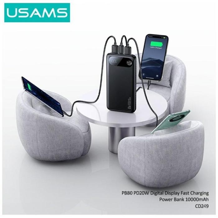 USAMS - USAMS Powerbank 10000mAh 20W PB80