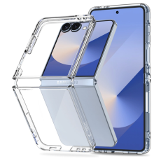 Tech-Protect - Tech-Protect Galaxy Z Flip 7 Mobilskal Flexair Hybrid - Clear
