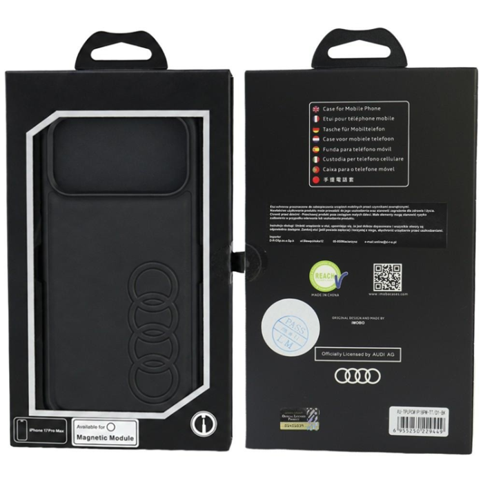 Audi - Audi Mobilskal För iPhone 18 Pro Max/17 Pro Max Magsafe TT - Svart