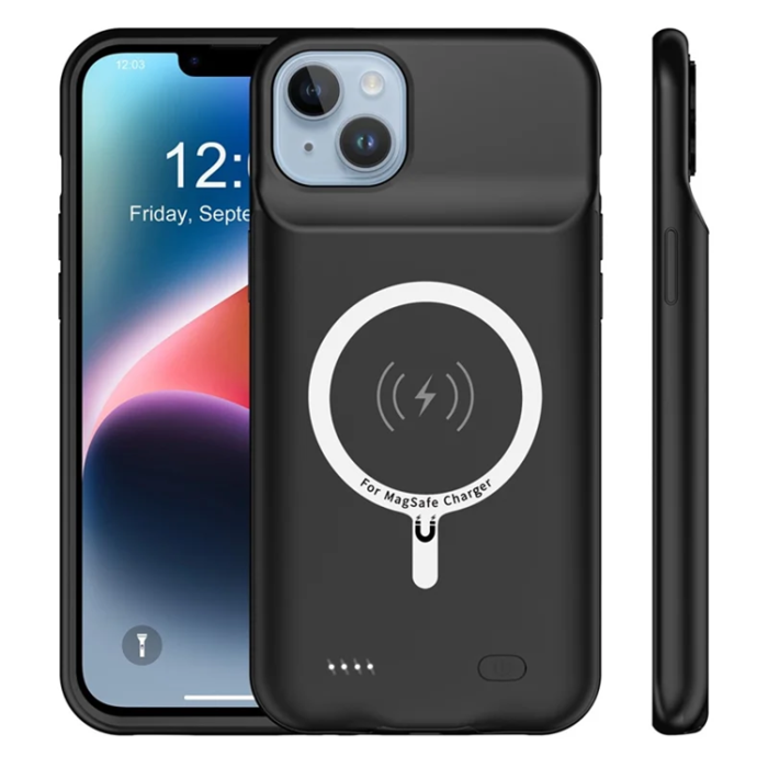 A-One Brand - iPhone 14 Plus Batteriskal 8500mAh D98 - Svart