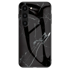 Taltech - Galaxy S23 Plus Mobilskal Marmordesign - Svart