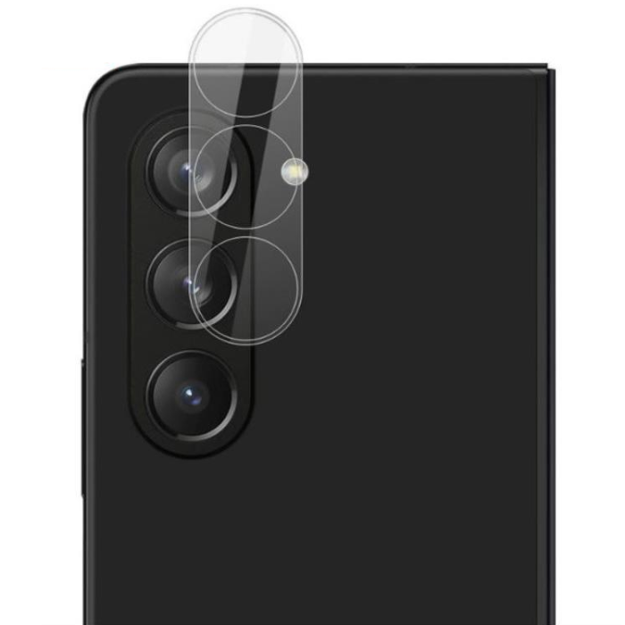 OEM - [2-PACK] Galaxy Z Flold 5 Kameralinsskydd i Härdat glas - Clear