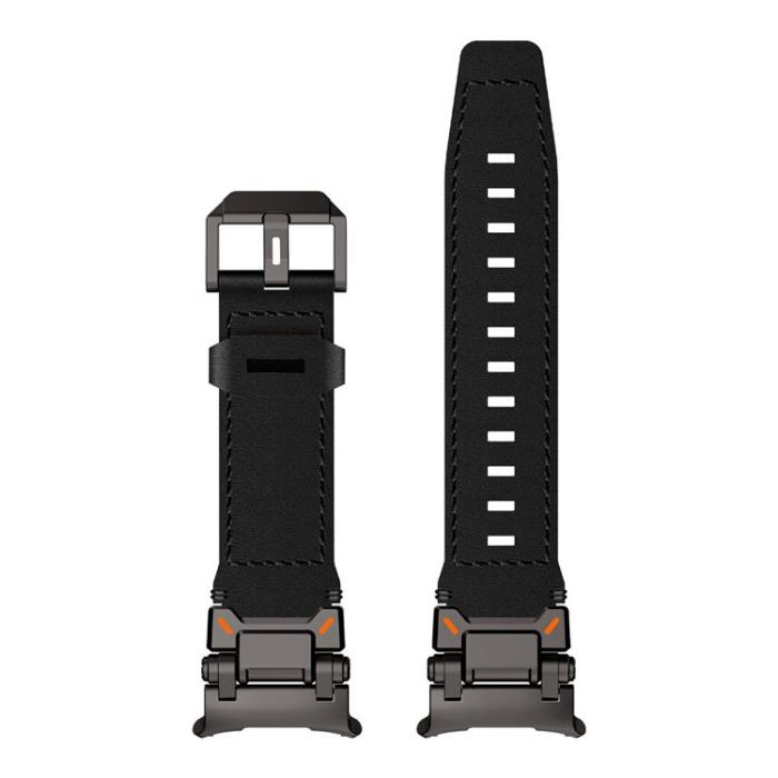 Boom of Sweden - Galaxy Watch Ultra (47mm) Armband Svart Äkta Läder - Svart