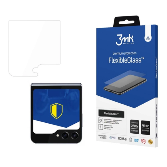 3MK - 3MK Galaxy Z Flip 6 Hybrid Okrossbart Glas FlexibleGlass