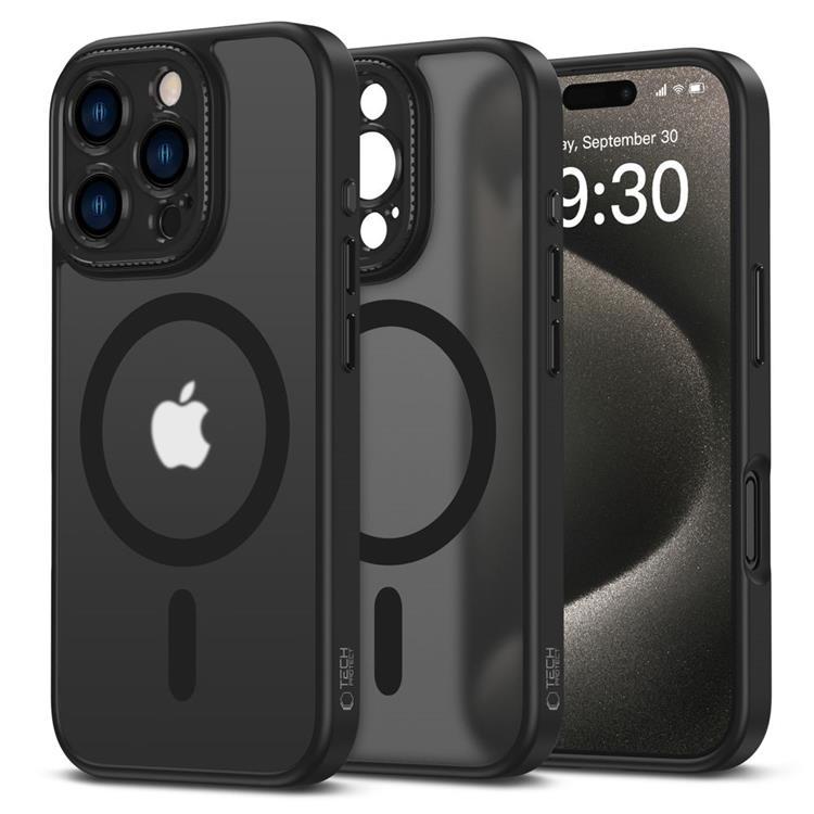 Tech-Protect iPhone 16 Pro Max Mobilskal Magsafe Magcam - Matt Svart | 2353 | AlltMobil