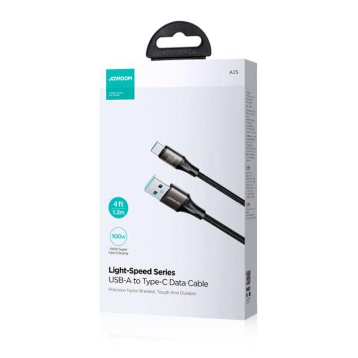 Joyroom - Joyroom USB-C till USB-A kabel Light-Speed 1.2m - Svart