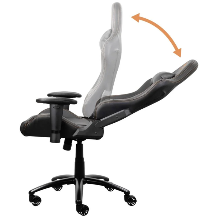 Deltaco - DELTACO GAMING Gamingstol i Konstläder DC310 - Svart/Orange