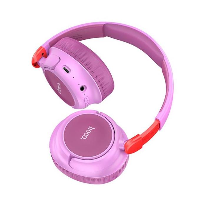 Hoco - Hoco Over-Ear Hörlurar Trådlösa Bluetooth W43 - Lila