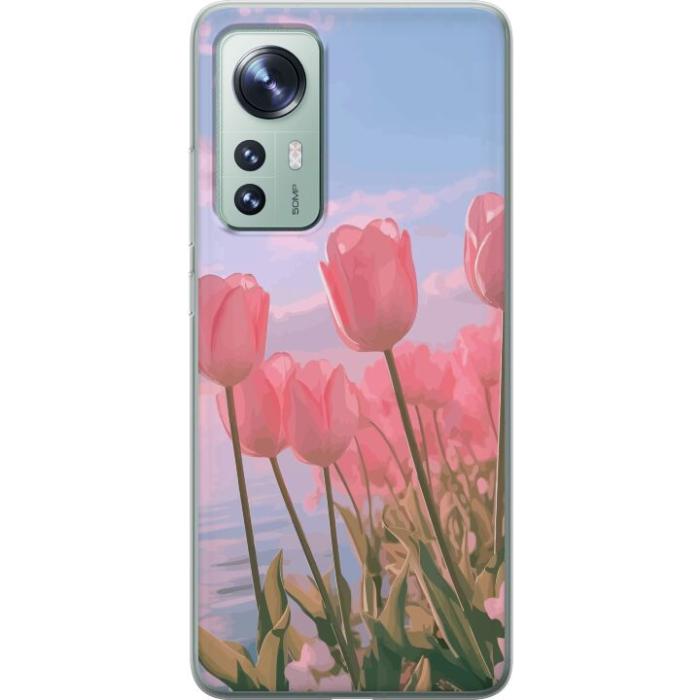 iSecrets - Mobilskal till Xiaomi 12 med Rosa Tulpaner