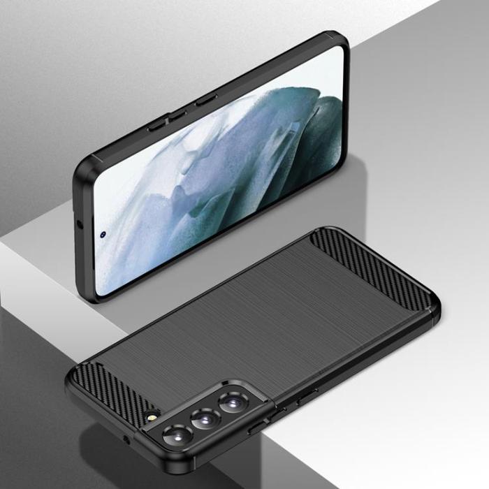 UTGATT5 - Carbon Flexible Skal Samsung Galaxy S22 - Svart