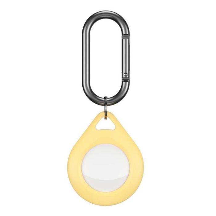 KeyBudz - Keybudz 4-Pack Secure Dock För AirTag - Gul
