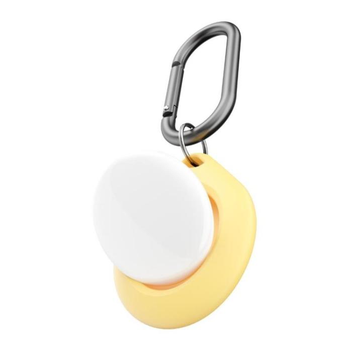 KeyBudz - Keybudz 4-Pack Secure Dock För AirTag - Gul