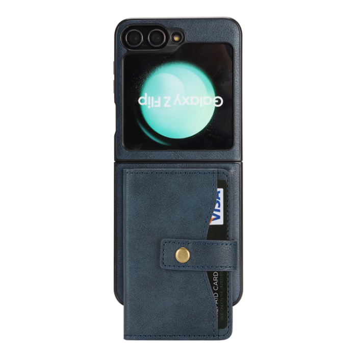 A-One Brand - Galaxy Z Flip 6 Mobilskal MagSafe Detachable Korthållare Kickstand