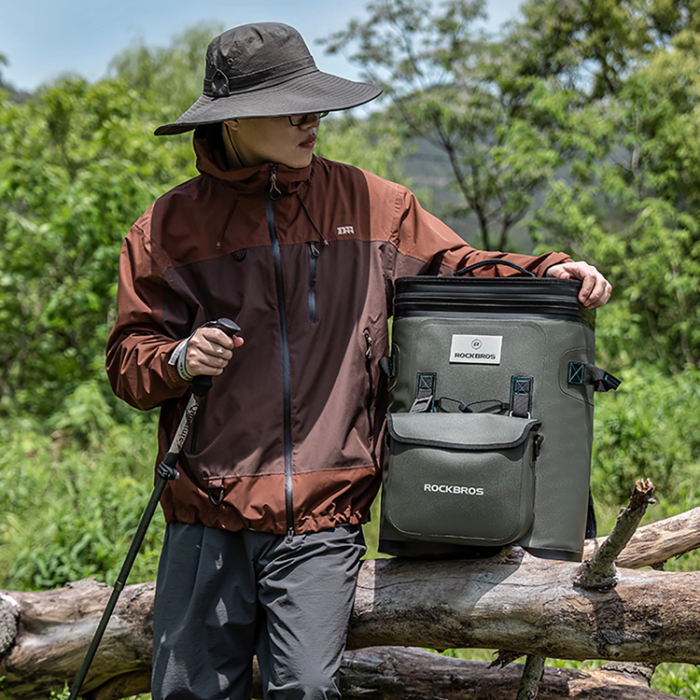 Rockbros - Rockbros Termisk Ryggsäck med Isolering 20L - Grön