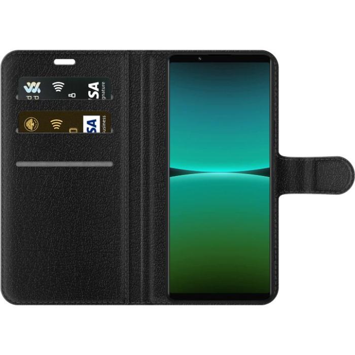 iSecrets - Plånboksfodral till Sony Xperia 5 IV med fejdande blommor