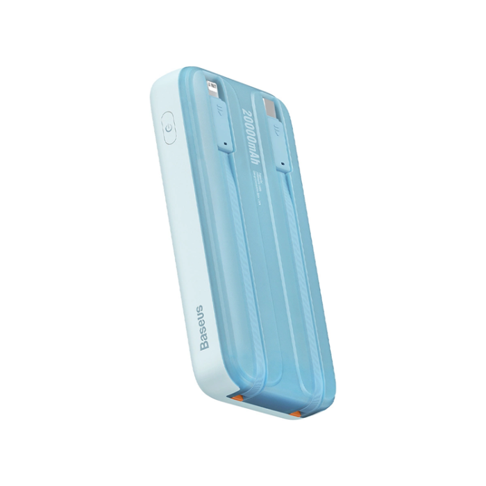BASEUS - Baseus Powerbank med display 20000mAh 22.5W Comet Series - Blå