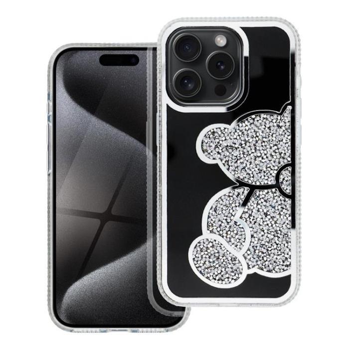 OEM - iPhone 16 Plus Mobilskal Teddy Bear - Silver