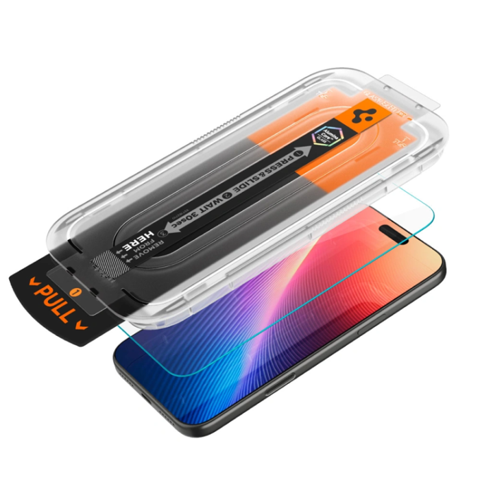 Spigen - Spigen Härdat glas Skärmskydd för iPhone 17 Pro Max EZ Fit Pro AC