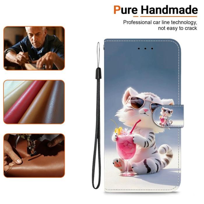 OEM - Samsung Galaxy S26 / S26 Pro Plånboksfodral Konstläder Tecknad Tiger