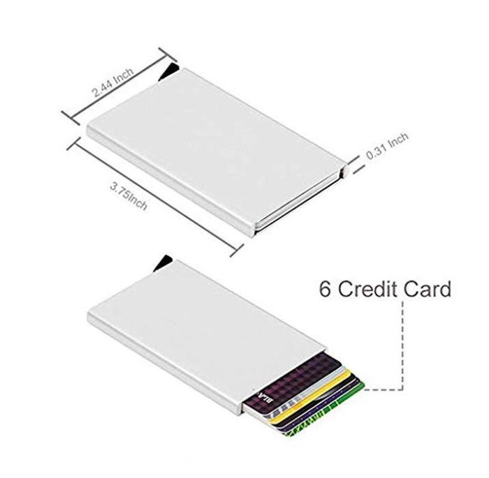 OEM - RFID Blocking Credit Card Pop-up Korthållare - Blå