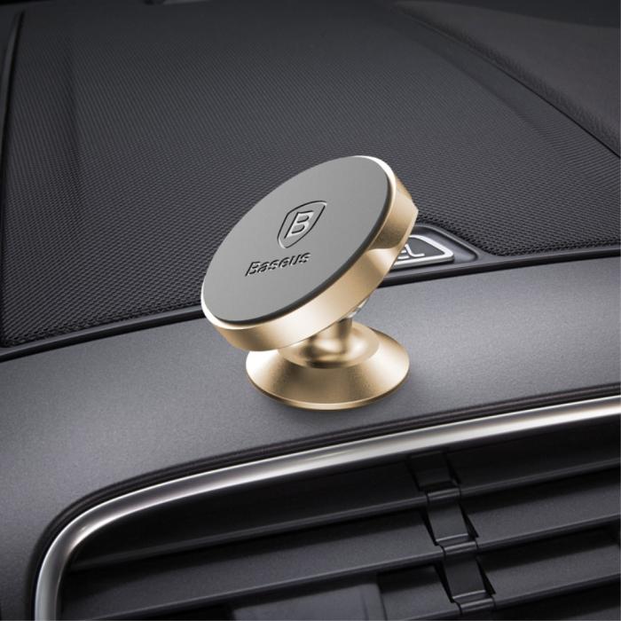 UTGATT5 - BASEUS 360-Degree Magnetic Bilhållare - Gold