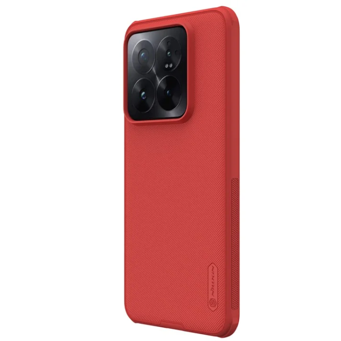 Nillkin - Nillkin Xiaomi 14 Pro Mobilskal Super Frosted Shield Pro - Röd