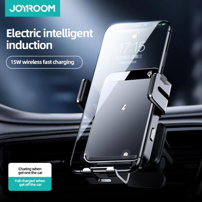 Joyroom - Joyroom JR-ZS219 Vent Bil Mount Trådlös Laddare Svart