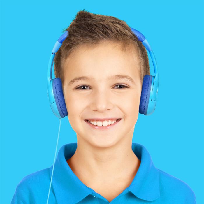 UTGATT1 - KidsBeat Hörlurar max 85dB Blå