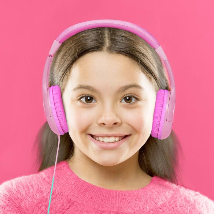 Celly - KidsBeat Hörlurar max 85dB Rosa