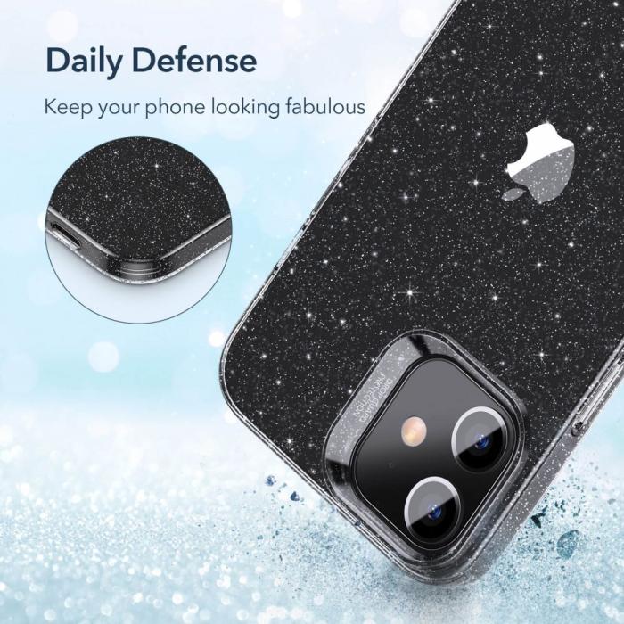 UTGATT5 - ESR Shimmer iPhone 12 & 12 Pro - Clear