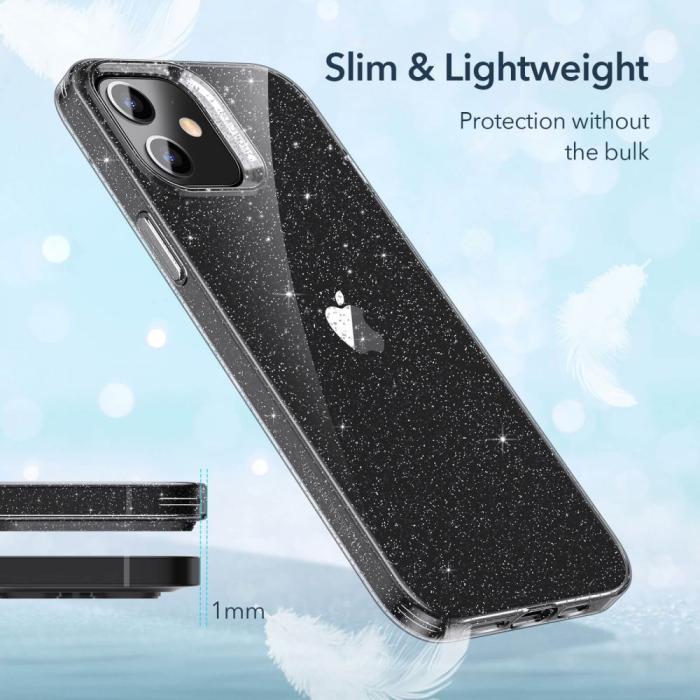 UTGATT5 - ESR Shimmer iPhone 12 & 12 Pro - Clear