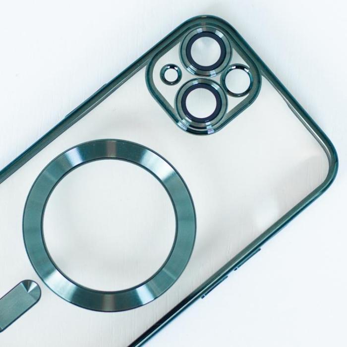 OEM - iPhone 16 Mobilskal Magsafe Color Chrome - Grön