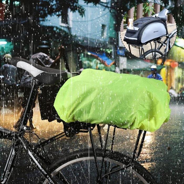 Wozinsky - Wozinsky Universal Regnskydd för Cykelväska / Ryggsäck - Grön